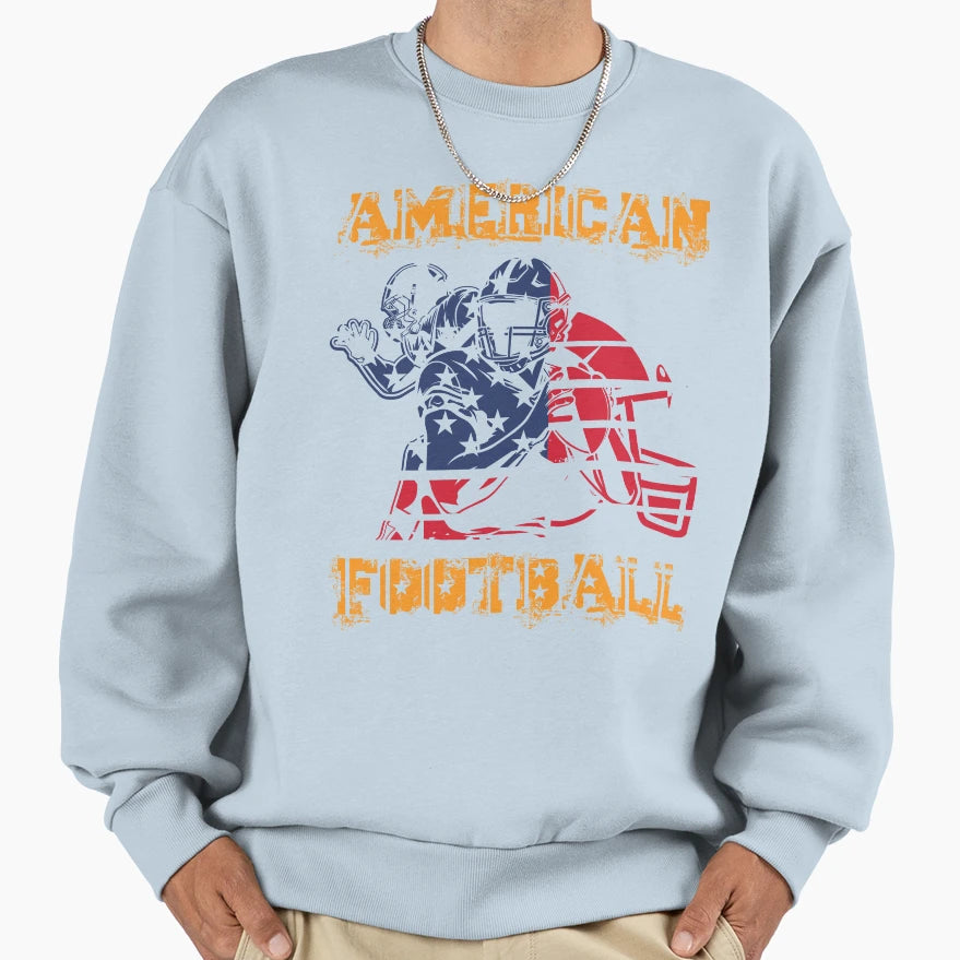 American Football Sweatshirt - Unique Graphic Men Women - T-Shirt, Sweatshirt, Hoodie