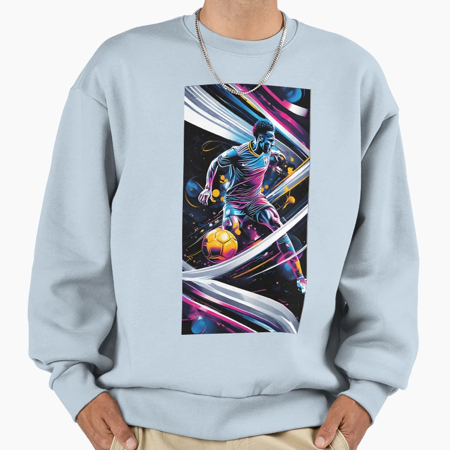 Football Player Sweatshirt - Unique Graphic Unisex - T-Shirt, Sweatshirt, Hoodie