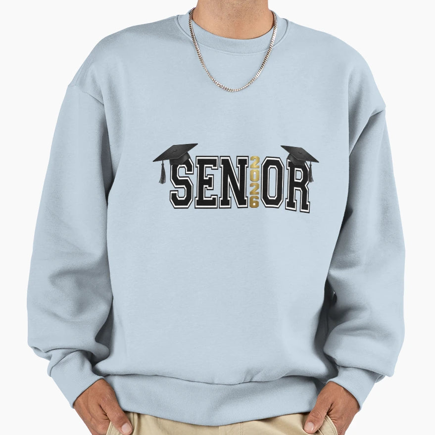 Senior Year 2026 Graduation T-Shirt - Custom Art Print Men Women - T-Shirt, Sweatshirt, Hoodie
