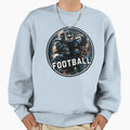 Football Team Hot Red Blue Fire Art T-Shirt - Minimalist Print for Adults - T-Shirt, Sweatshirt, Hoodie