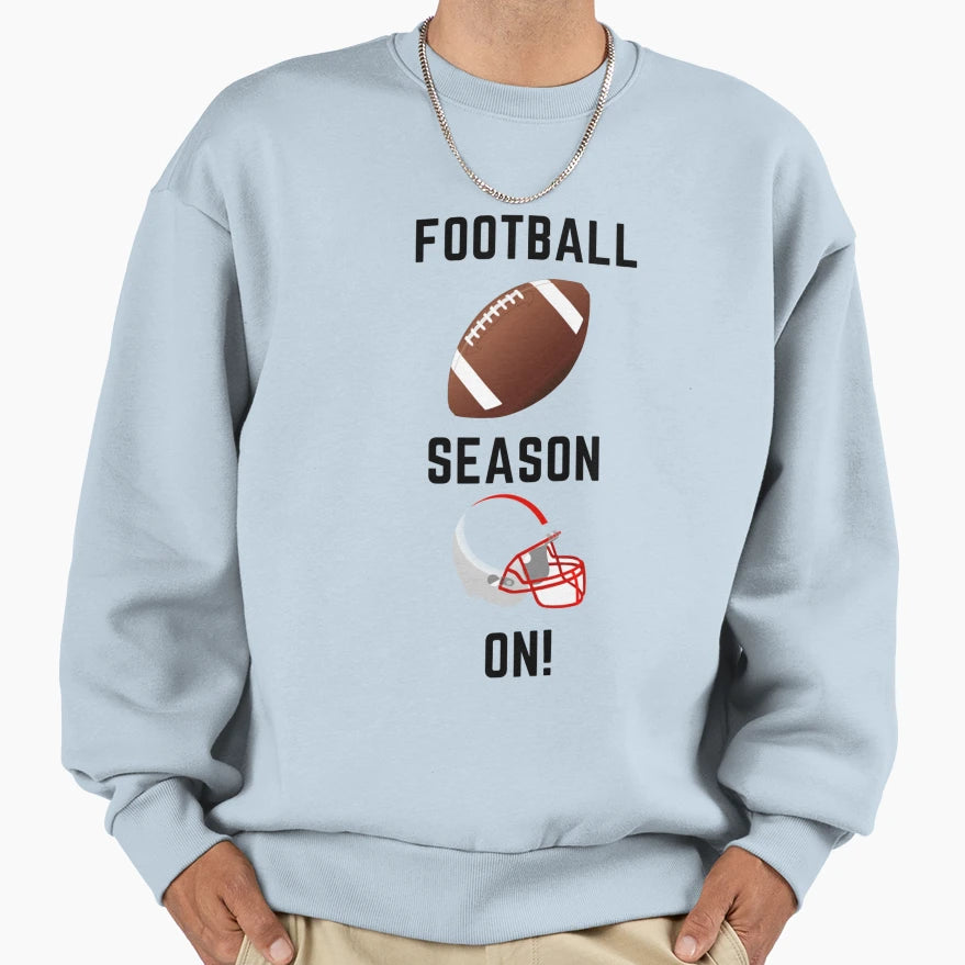 Football Season T-Shirt - Custom Art Print Men Women - T-Shirt, Sweatshirt, Hoodie