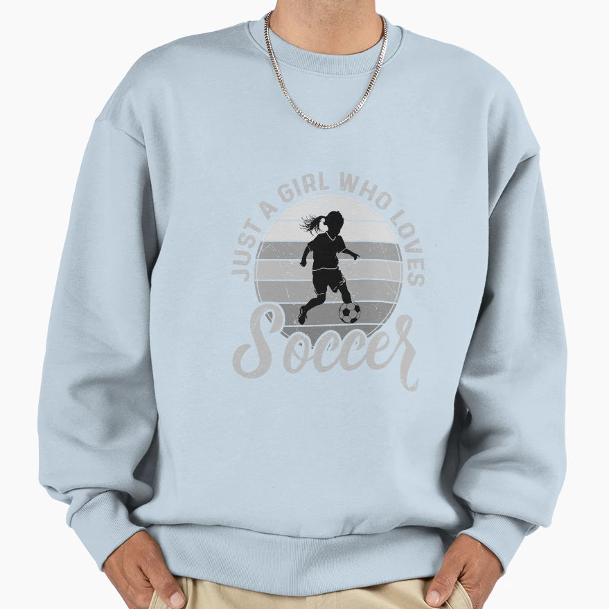 Soccer Player Sweatshirt - Fun Novelty Design for Adults - T-Shirt, Sweatshirt, Hoodie