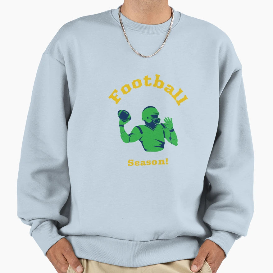 Football Season Sweatshirt - Fun Novelty Design for Adults - T-Shirt, Sweatshirt, Hoodie