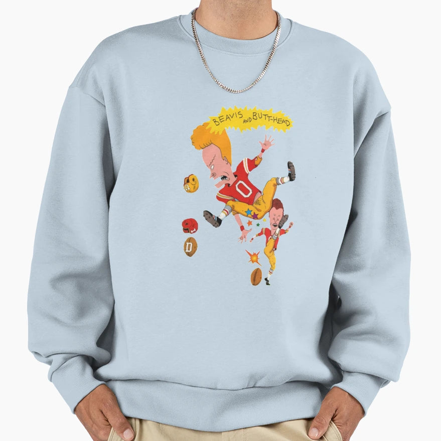Base Ball Beavi And Buttheads Sweatshirt - Custom Art Print Unisex - T-Shirt, Sweatshirt, Hoodie