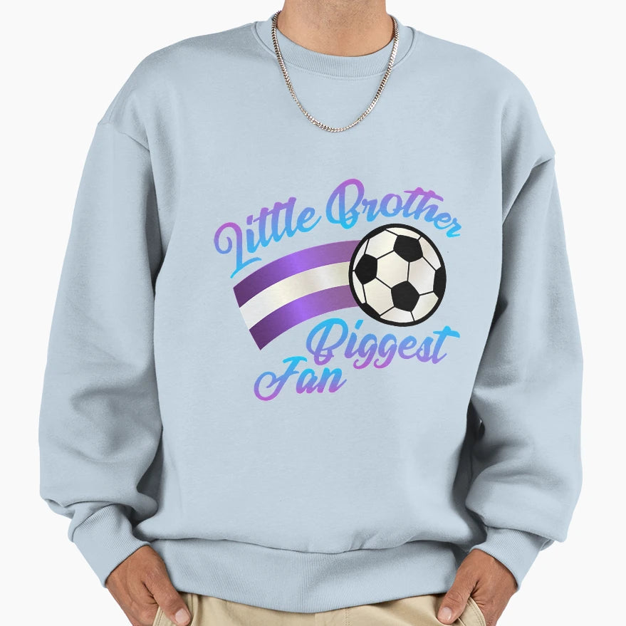 Football Little Brother Biggest Sweatshirt - Custom Art Print for Adults - T-Shirt, Sweatshirt, Hoodie