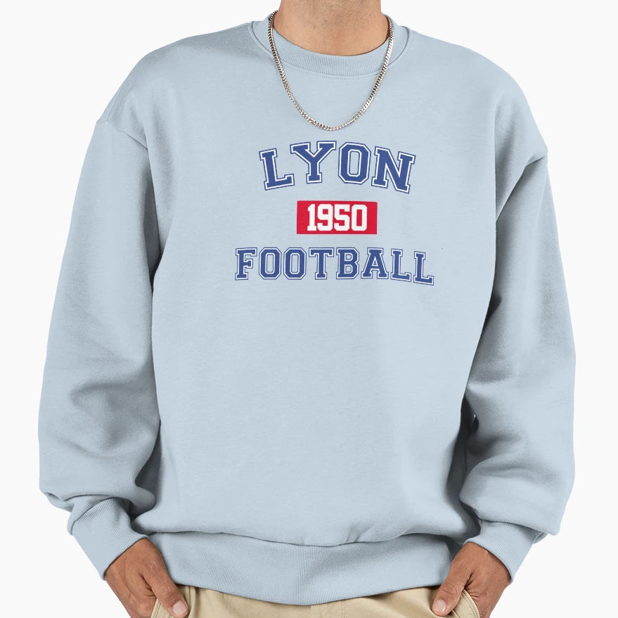 Lyon Football Athletic College 1 Sweatshirt - Fun Novelty Design Unisex - T-Shirt, Sweatshirt, Hoodie