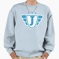 Superhero Letter J Stars And Wings Sweatshirt - Graphic Print Men Women - T-Shirt, Sweatshirt, Hoodie