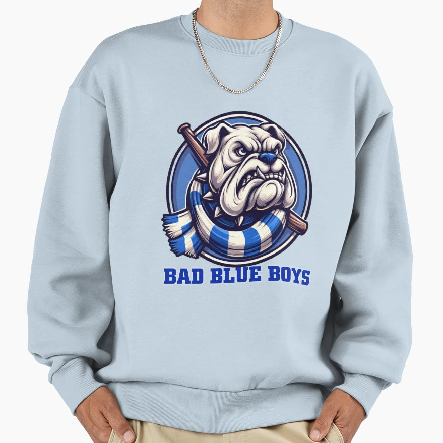 Bad Blue Sweatshirt - Casual Everyday Wear Men Women - T-Shirt, Sweatshirt, Hoodie