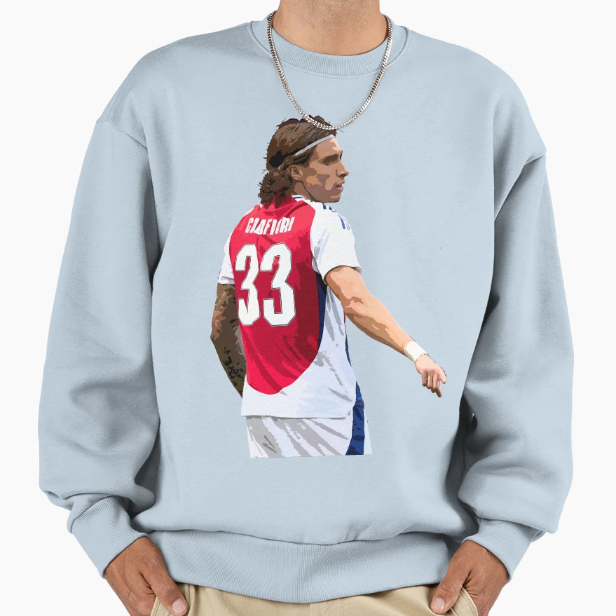 Riccardo Calafiori Sweatshirt - Graphic Print for Adults - T-Shirt, Sweatshirt, Hoodie