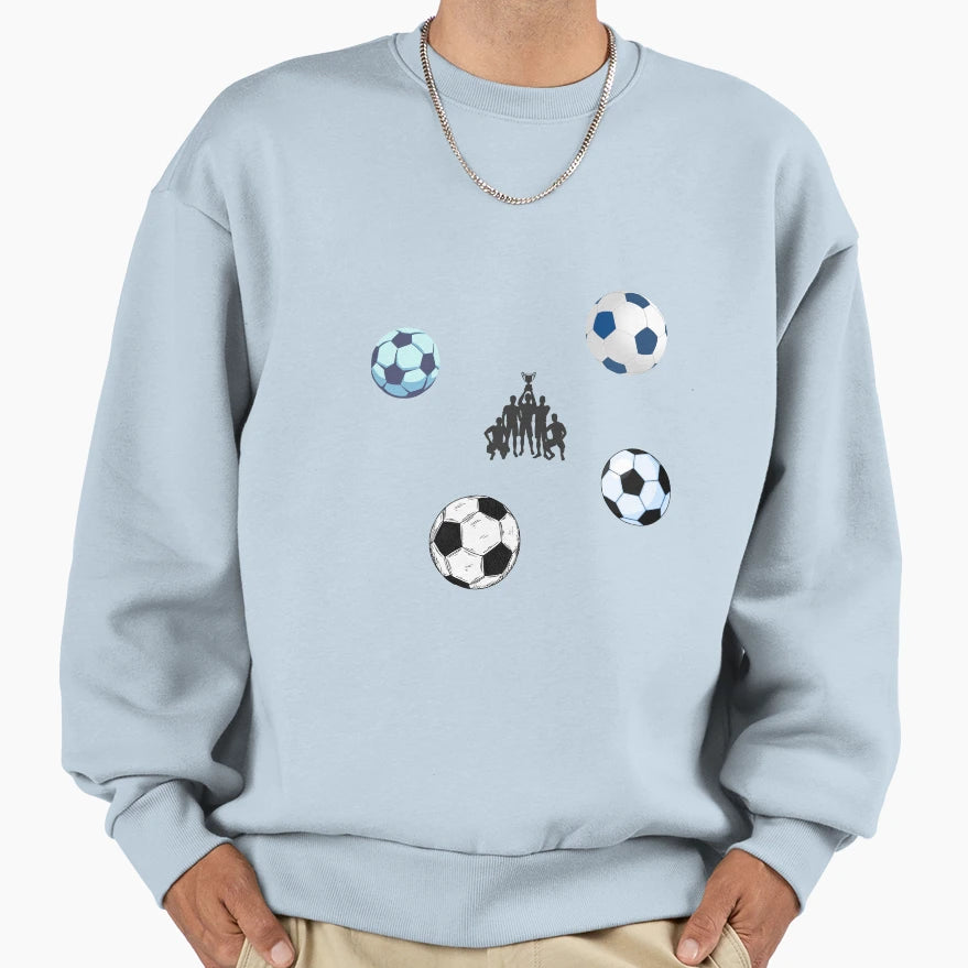 Football Set Sweatshirt - Trendy Graphic Men Women - T-Shirt, Sweatshirt, Hoodie