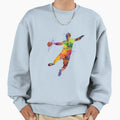 Handball Player Watercolor Sports Sweatshirt - Minimalist Print Men Women - T-Shirt, Sweatshirt, Hoodie