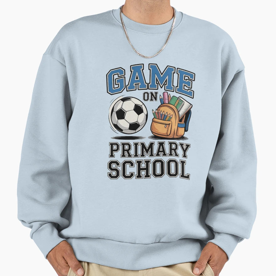 Games Primary School Soccer Sweatshirt - Casual Everyday Wear for Adults - T-Shirt, Sweatshirt, Hoodie