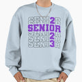Seniors Class 2023 Purple Sweatshirt - Fun Novelty Design for Adults - T-Shirt, Sweatshirt, Hoodie