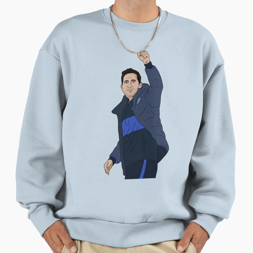 Chelsea Manager Frank Lampard Sweatshirt - Unique Graphic Men Women - T-Shirt, Sweatshirt, Hoodie