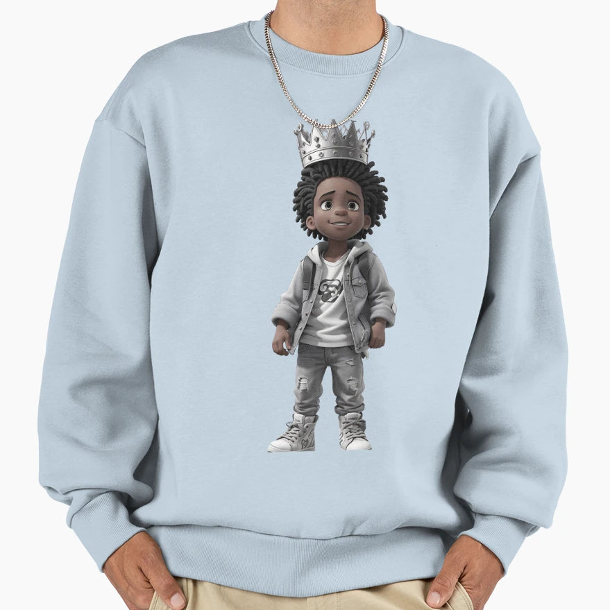 King Sweatshirt - Fun Novelty Design Men Women - T-Shirt, Sweatshirt, Hoodie