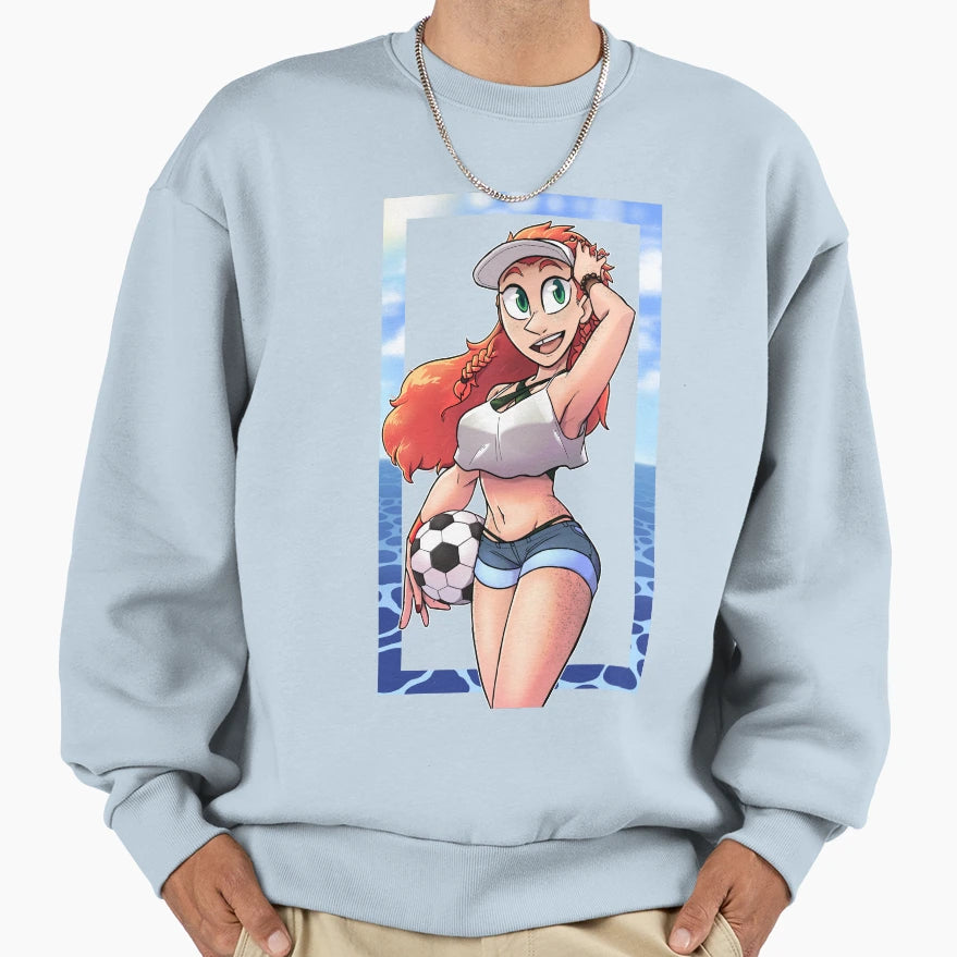 Beach Babe Sweatshirt - Aesthetic Graphic Unisex - T-Shirt, Sweatshirt, Hoodie