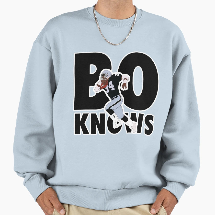 Bo Running To Play Baseball Sweatshirt - Graphic Print Unisex - T-Shirt, Sweatshirt, Hoodie