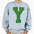 Alphabet Green Y Sports Letter Y Sweatshirt - Novelty Apparel Men Women - T-Shirt, Sweatshirt, Hoodie