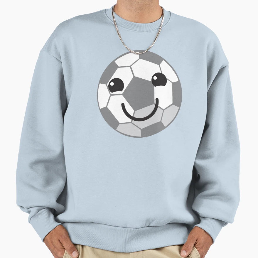 Super Kawaiis Soccer Football Ball Sweatshirt - Aesthetic Graphic Unisex - T-Shirt, Sweatshirt, Hoodie