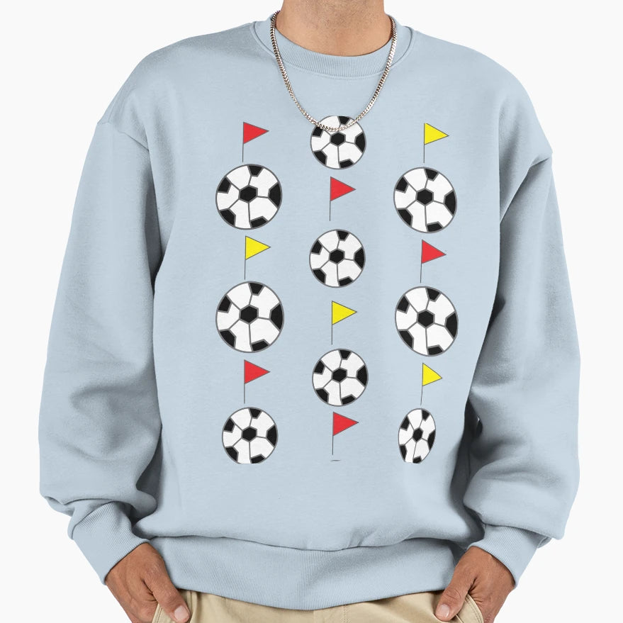 Soccer Ball Sweatshirt - Graphic Print for Adults - T-Shirt, Sweatshirt, Hoodie