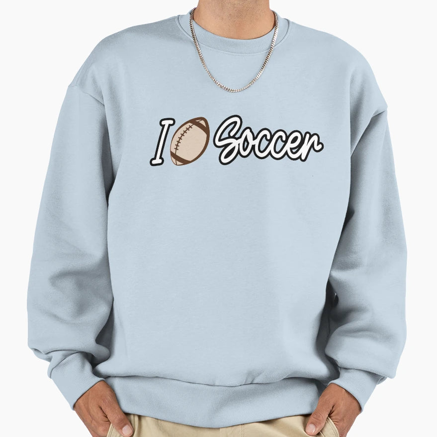 Funny Soccer Football Mashup Sweatshirt - Trendy Graphic Unisex - T-Shirt, Sweatshirt, Hoodie
