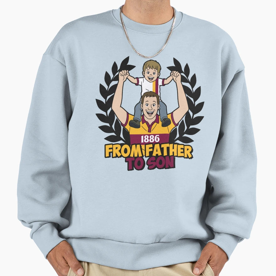 Motherwell From Father To Son Sweatshirt - Trendy Graphic for Adults - T-Shirt, Sweatshirt, Hoodie