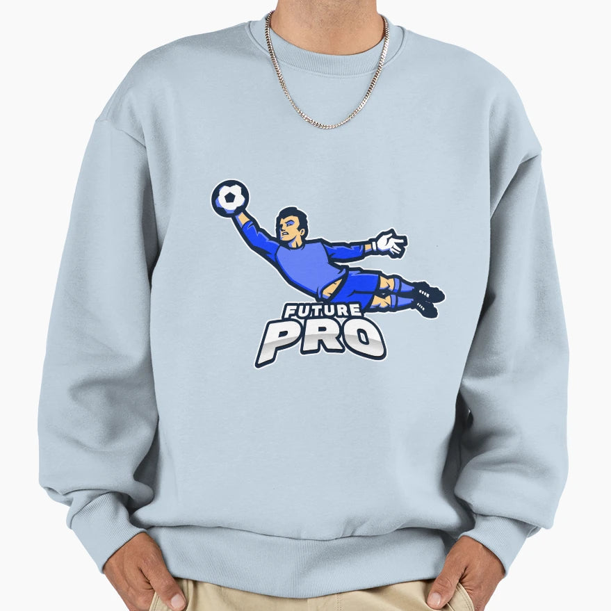 Future Pro Soccer Player Goalie Sweatshirt - Custom Art Print Men Women - T-Shirt, Sweatshirt, Hoodie