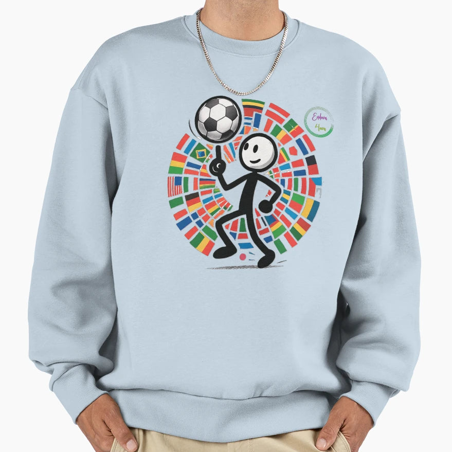 Football Is Life Sweatshirt - Graphic Print Unisex - T-Shirt, Sweatshirt, Hoodie