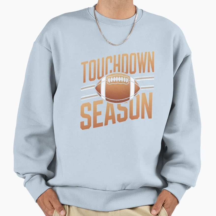Funny Womens Game Day Touchdown Sweatshirt - Aesthetic Graphic Unisex - T-Shirt, Sweatshirt, Hoodie