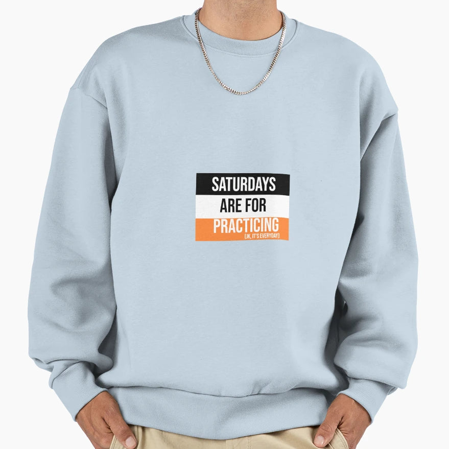 Tri Color Black White Orange Sweatshirt - Aesthetic Graphic Unisex - T-Shirt, Sweatshirt, Hoodie