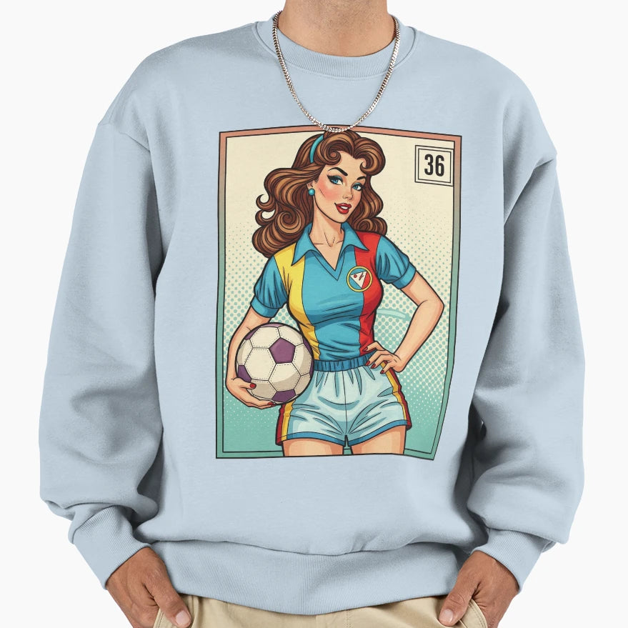 Funny Soccer Beauty Sweatshirt - Trendy Graphic Unisex - T-Shirt, Sweatshirt, Hoodie