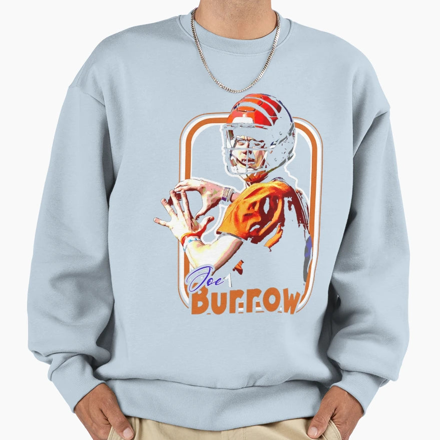 Player Sports Quarterback 14 Wide Sweatshirt - Minimalist Print Men Women - T-Shirt, Sweatshirt, Hoodie