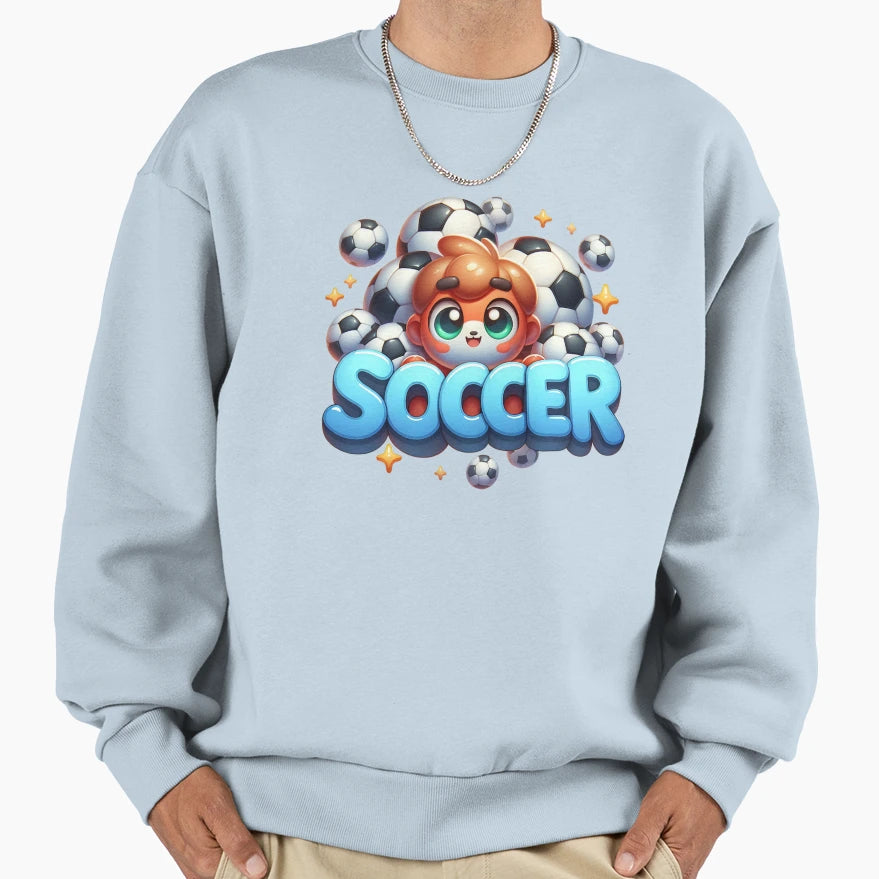Soccer Sweatshirt - Unique Graphic Unisex - T-Shirt, Sweatshirt, Hoodie
