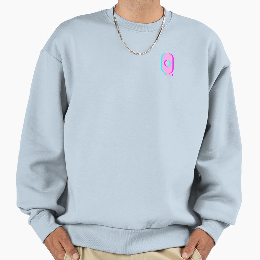 Letter Q Sweatshirt - Graphic Print Men Women - T-Shirt, Sweatshirt, Hoodie
