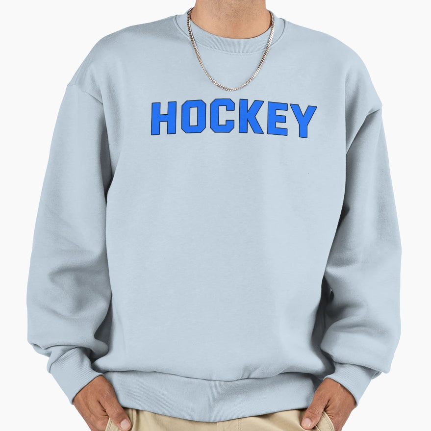 Hockey Player Jersey Text Sweatshirt - Aesthetic Graphic Unisex - T-Shirt, Sweatshirt, Hoodie