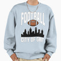 City Grit Football Philadelphia Sweatshirt - Unique Graphic for Adults - T-Shirt, Sweatshirt, Hoodie