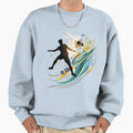Football Is My Life Abstract Art Sweatshirt - Fun Novelty Design for Adults - T-Shirt, Sweatshirt, Hoodie