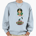 Handdrawn Pat Mahomies Sweatshirt - Custom Art Print Men Women - T-Shirt, Sweatshirt, Hoodie