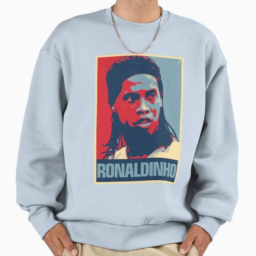 Ronaldinho Sweatshirt - Novelty Apparel Unisex - T-Shirt, Sweatshirt, Hoodie