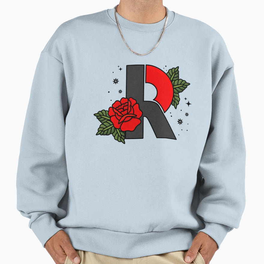 Tattoo R Rose Hulman Sweatshirt - Minimalist Print Men Women - T-Shirt, Sweatshirt, Hoodie