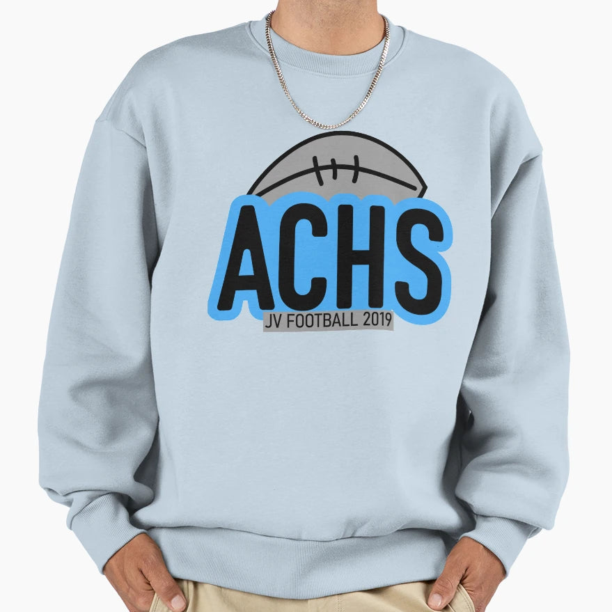 Achs Jv Football Sweatshirt - Casual Everyday Wear for Adults - T-Shirt, Sweatshirt, Hoodie