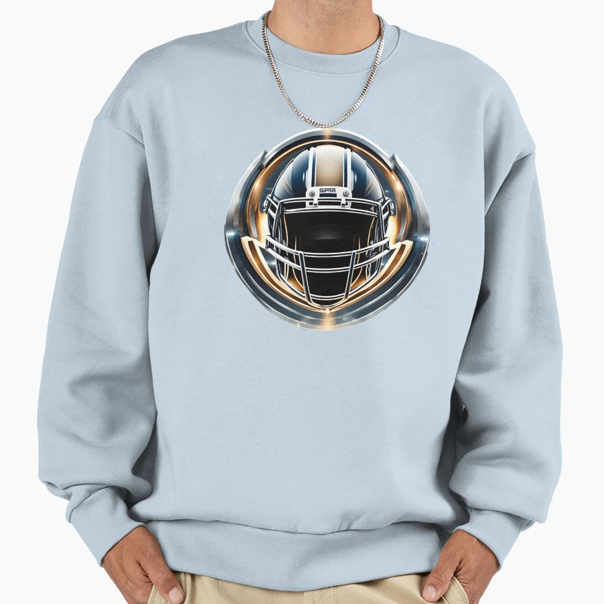 Football Digital Artwork Sweatshirt - Minimalist Print Men Women - T-Shirt, Sweatshirt, Hoodie