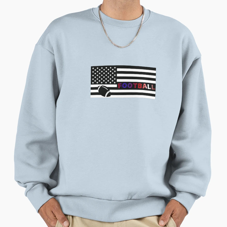 American Football Usa Olley Sweatshirt - Custom Art Print Unisex - T-Shirt, Sweatshirt, Hoodie