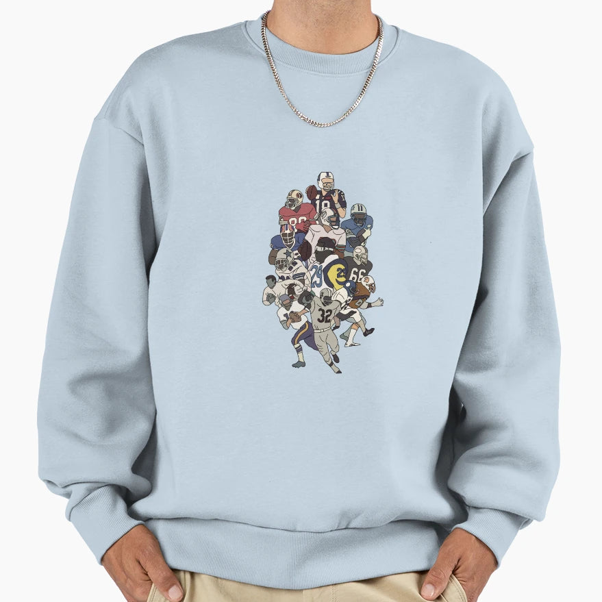 Nfl Football Players Sweatshirt - Novelty Apparel Unisex - T-Shirt, Sweatshirt, Hoodie