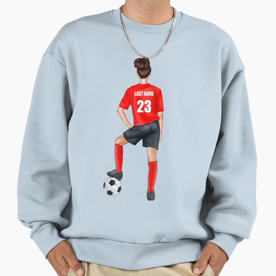Female Soccer Products Sweatshirt - Novelty Apparel Unisex - T-Shirt, Sweatshirt, Hoodie