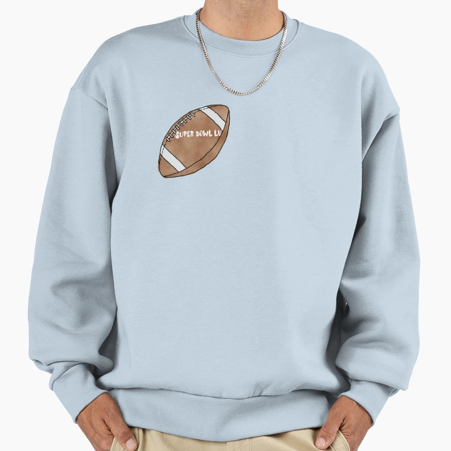 Super Bowl Lv Sweatshirt - Minimalist Print for Adults - T-Shirt, Sweatshirt, Hoodie