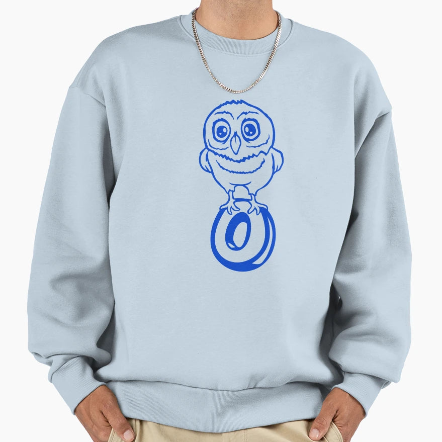 Owl Letter O Learn English Abc Sweatshirt - Streetwear Style for Adults - T-Shirt, Sweatshirt, Hoodie