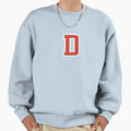 Letter D Initial D Varsity Red Sweatshirt - Casual Everyday Wear Men Women - T-Shirt, Sweatshirt, Hoodie