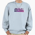 Im Football Manager Geo Purple Sweatshirt - Fun Novelty Design Unisex - T-Shirt, Sweatshirt, Hoodie