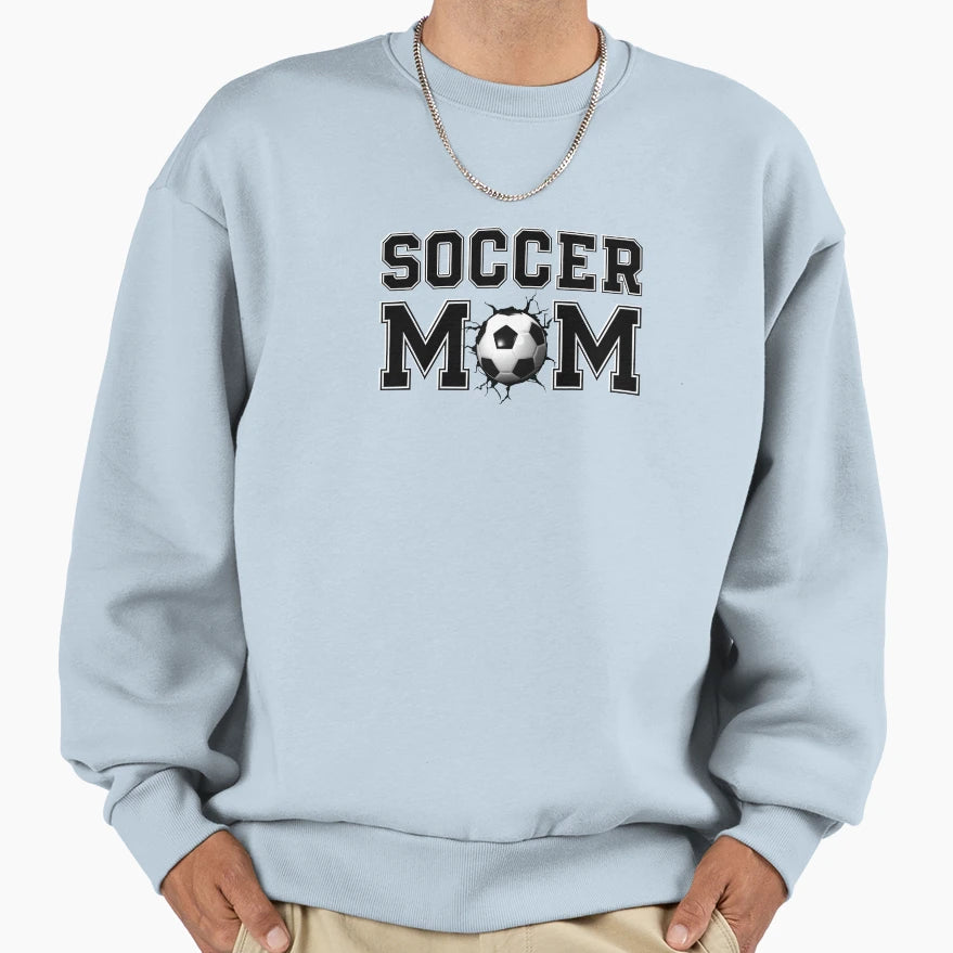 Soccer Mom Sweatshirt - Aesthetic Graphic Men Women - T-Shirt, Sweatshirt, Hoodie